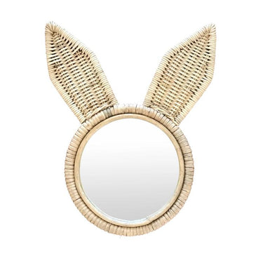 Bunny Rattan Mirror